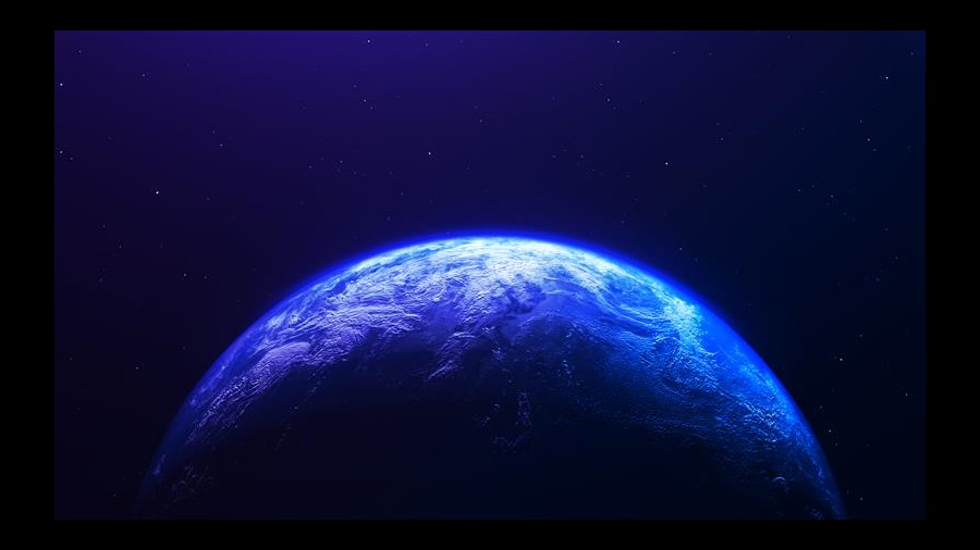 Image of the illuminated globe