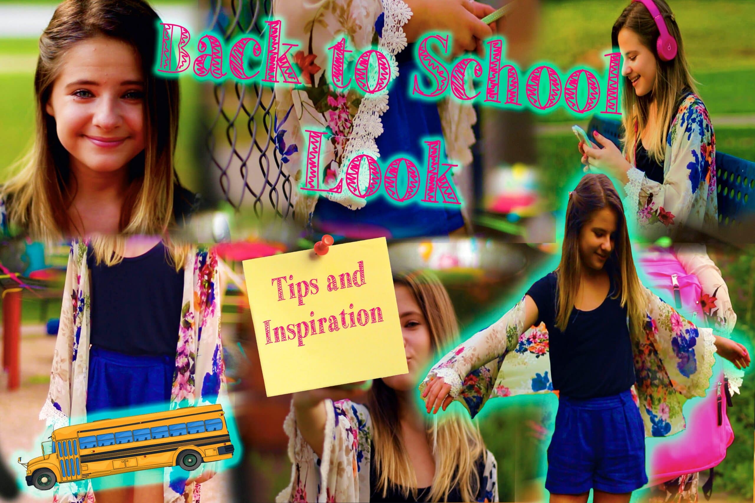 Back to School Hair, Makeup, and Outfit Inspiration and Tips