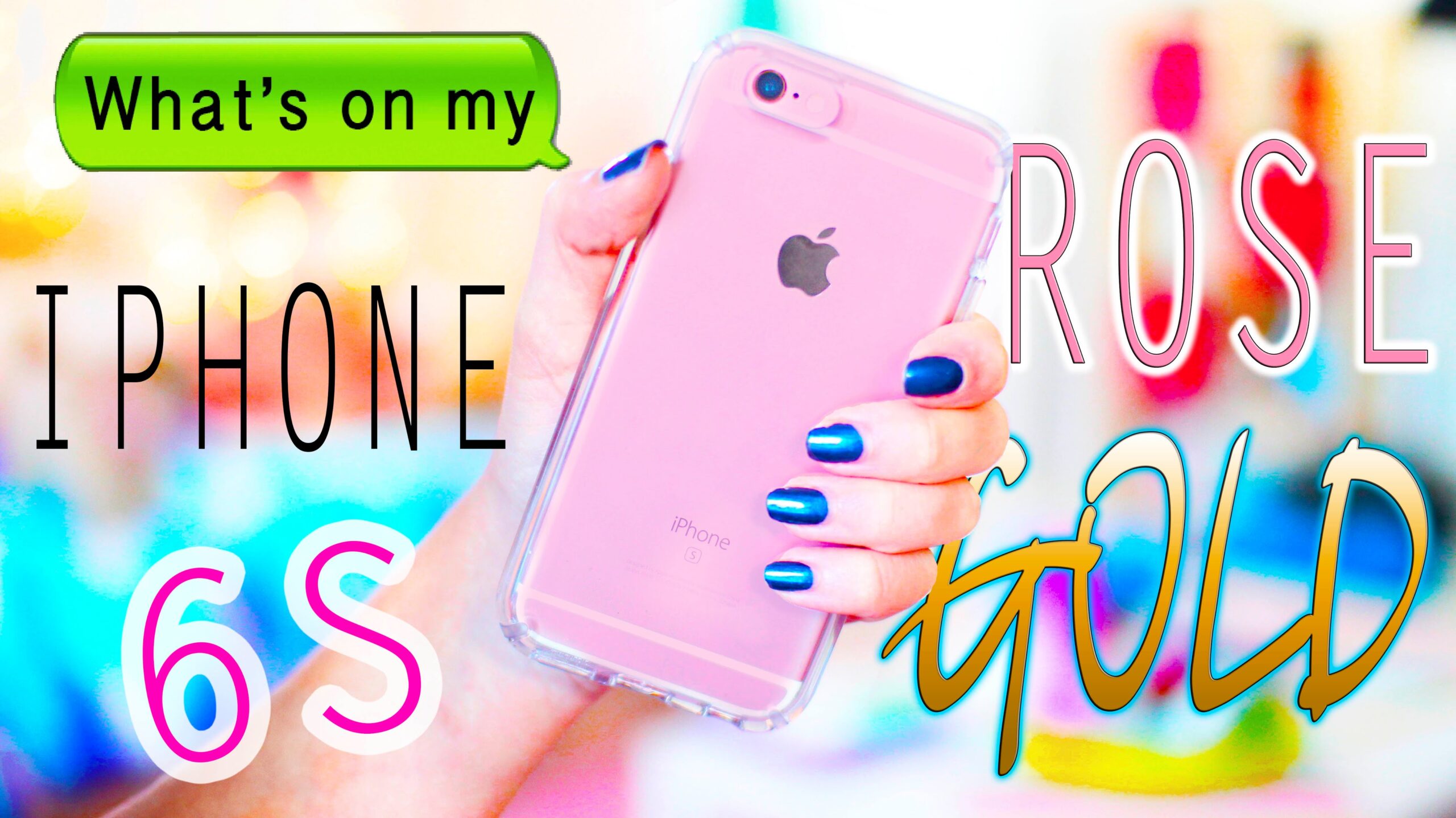 What's On My iPhone 6s Rose Gold + Review!